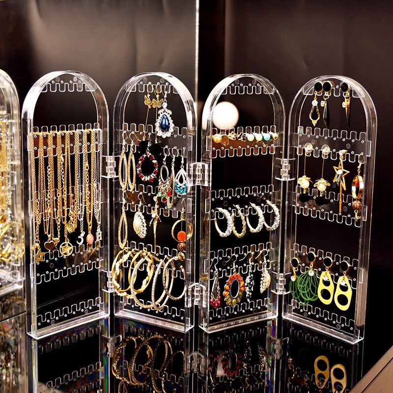 Rak Organizer  Acrylic Rak Gantungan  Anting-Anting / Kalung / Cincin