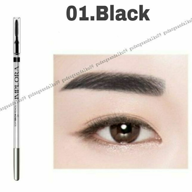 Pensil Alis Implora - Soft Brow Pencil 100% ORIGINAL