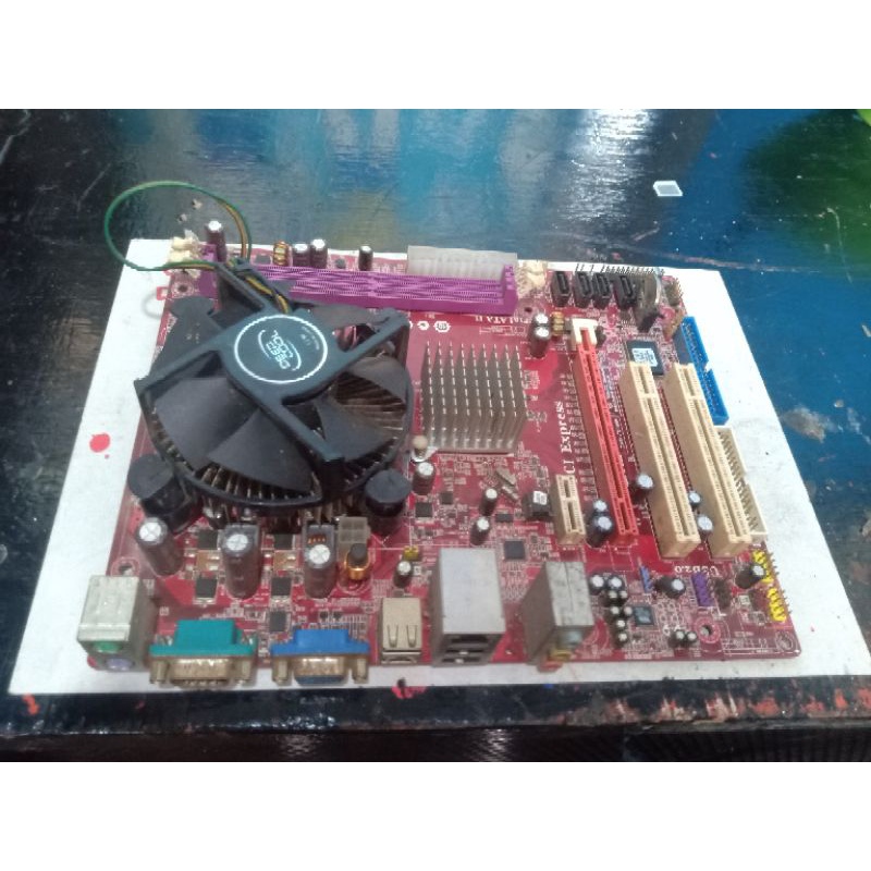Mobo pc + prosesor core 2 duo