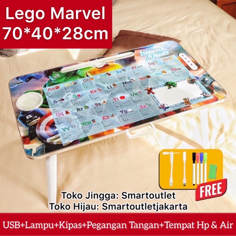 Mupad D USB Gambar | Meja Lipat Portable Meja Belajar Meja Belajar Lipat 70*40cm