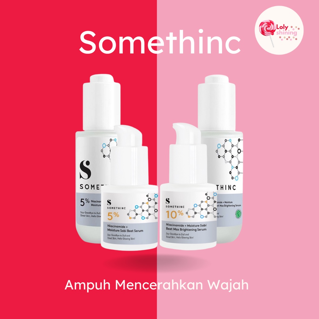 [KEMASAN BARU PUMP] SOMETHINC 5% & 10% Niacinamide + Moisture Sabi Beet Max Brightening Serum 20ml (