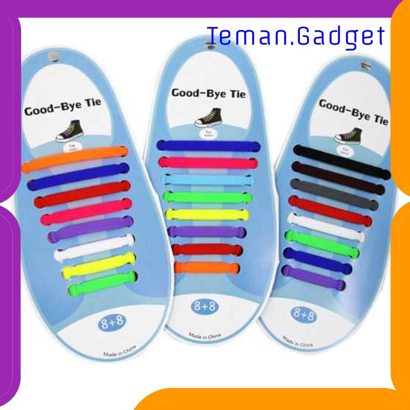 TG-FC027 SOBU Tali Sepatu Lazy Lace No Tie Shoelaces 12 PCS - N026