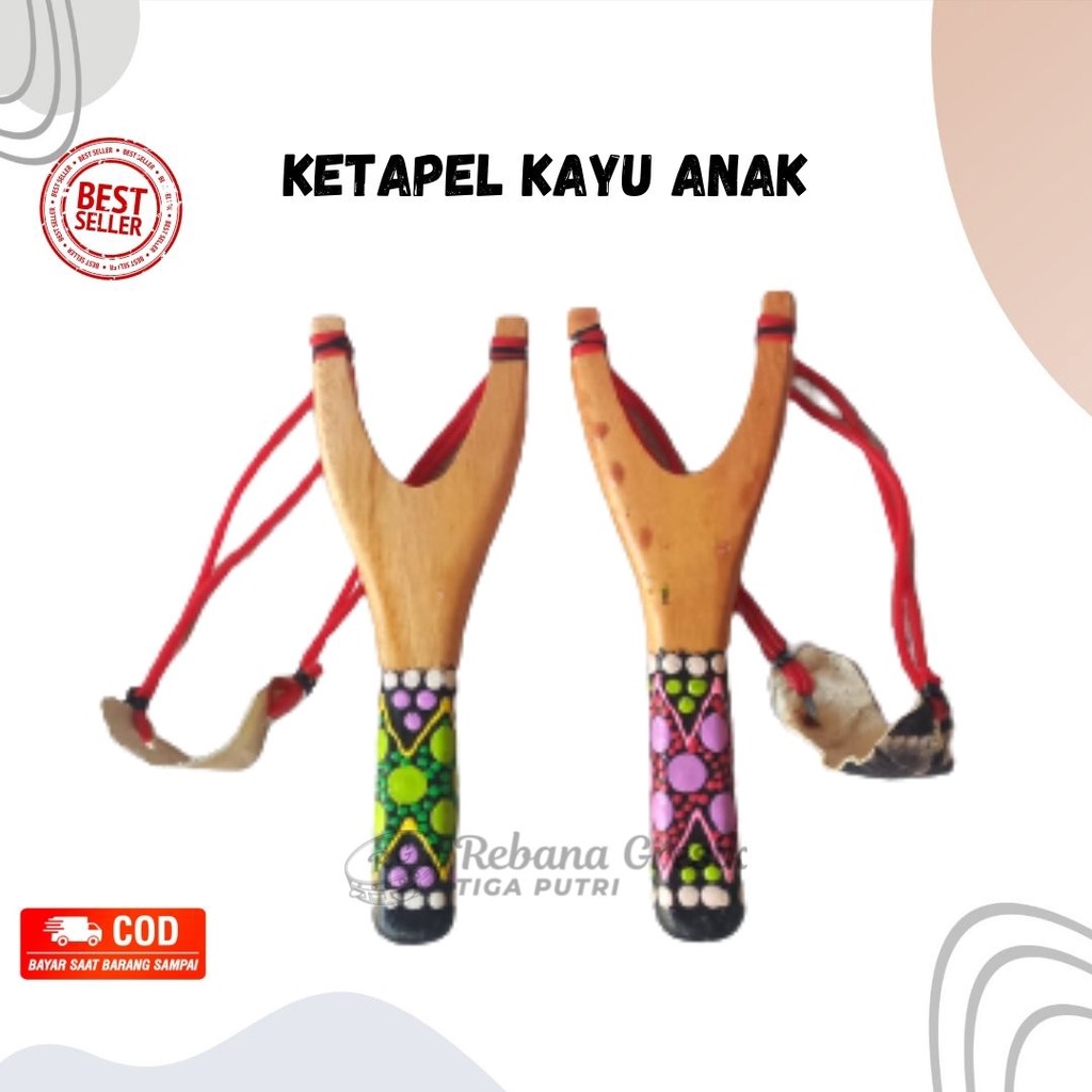 Ketapel Kayu Mainan Anak Tradisional