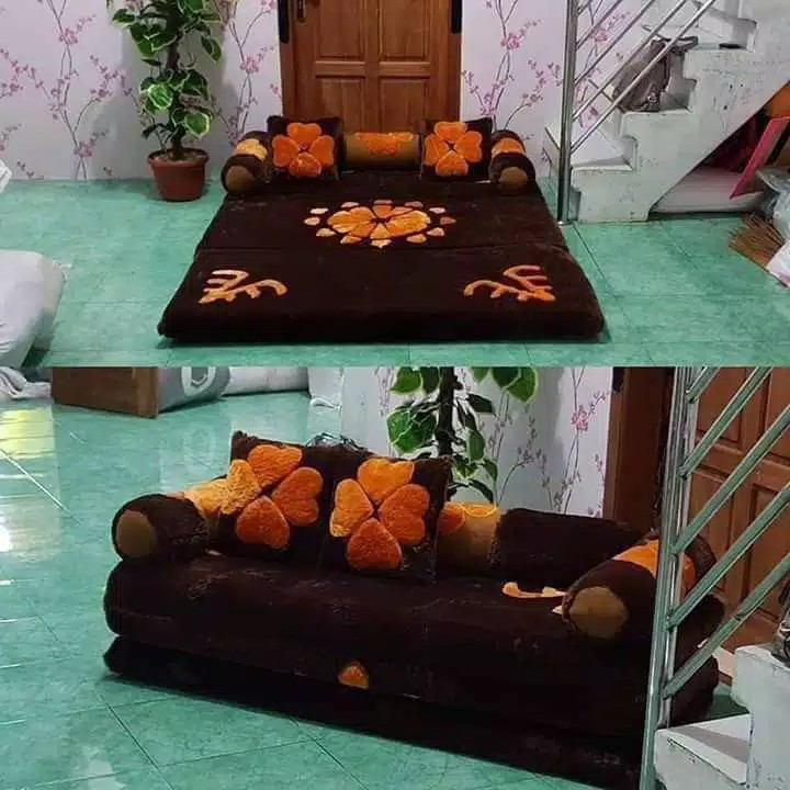 KASUR BUSA LIPAT/SOFABED BULU RASFUR TEBAL BUSA 10 CM