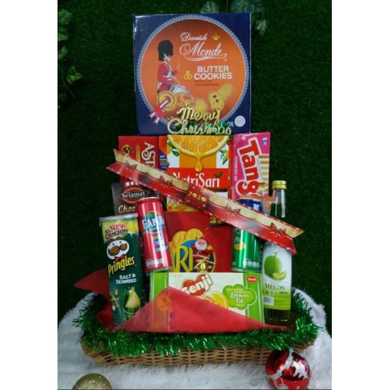 

parcel natal unik hampers christmas / parcel snack natal / parcel gift / parcel ucapan / hadiah