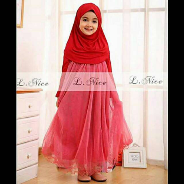 Gamis Anak Cewek Aisyah