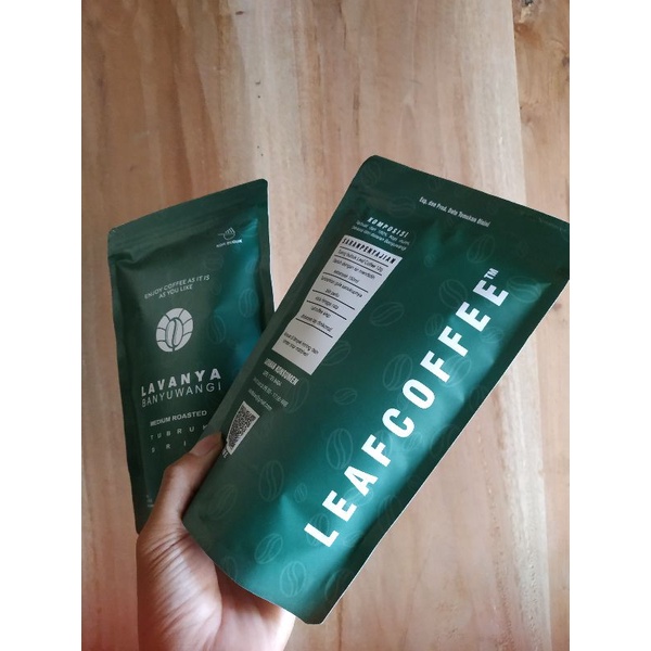 

LEAF COFFEE LAVANYA KOPI BUBUK COCOK UNTUK TUBRUK/DRIP 200g.