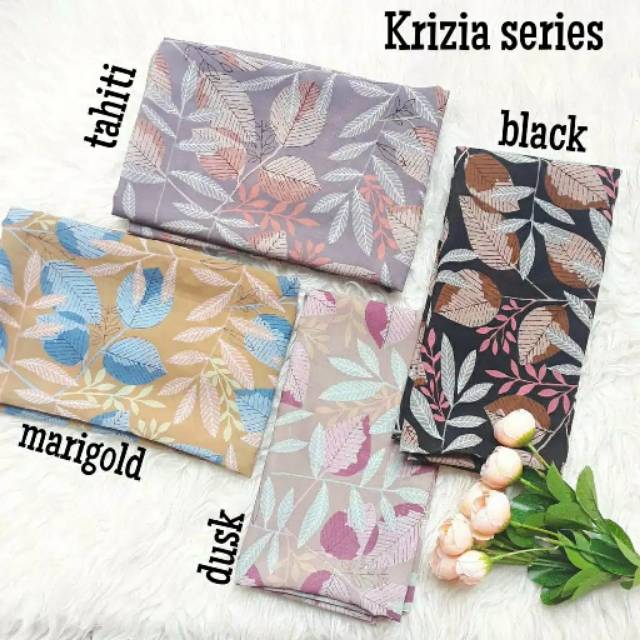 Segiempat chiffon viney l Krizia Series