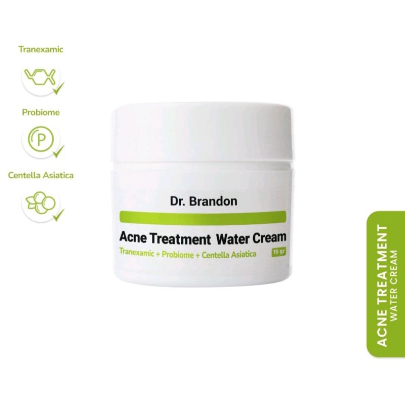 DR BRANDON ACNE TREATMENT WATER CREAM 15gr