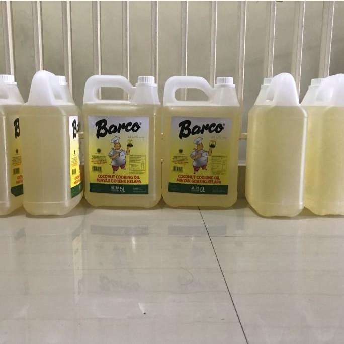 barco minyak goreng kelapa 5 Liter jerigen