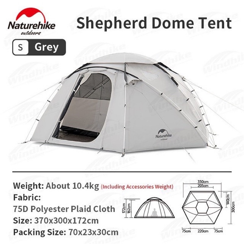 TENDA SHEPERD NATUREHIKE NH21ZP012 - SIZE S