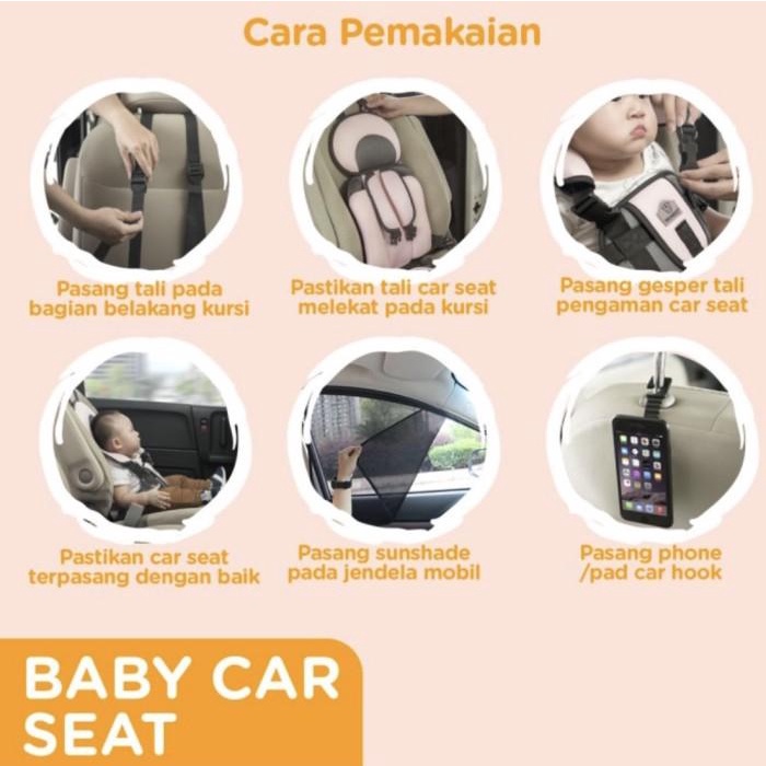 Baby Safety Car Seat / Car Seat Bayi Anak / Kursi Mobil Bayi Anak