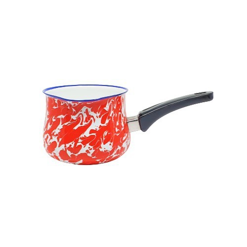 Kedaung Panci Susu / Milk Pan 12 Cm Doreng - Merah