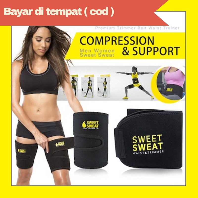 SWEET SWEAT THIGH TRIMMER, paha shaper belt ( Sweet Sweat paha )