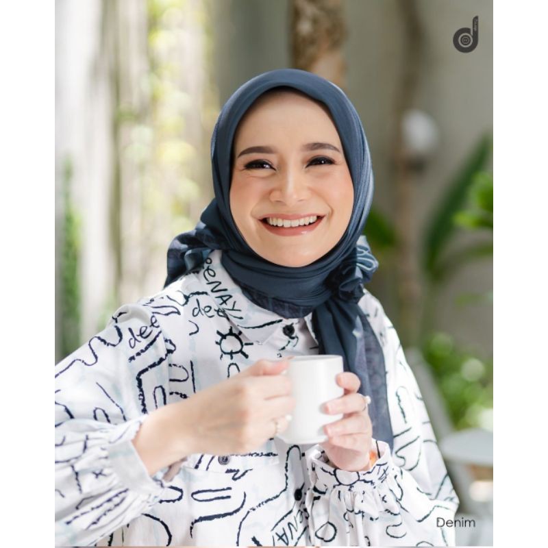 HIJAB DEENAY PAPER DENIM  ORIGINAL