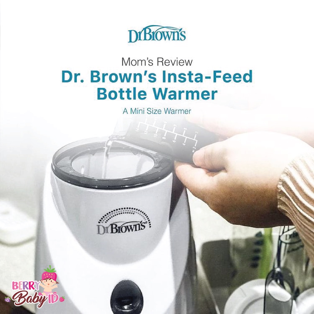 Dr Brown's Insta Feed Bottle Warmer Sterilizer Penghangat Susu Bayi Berry Mart