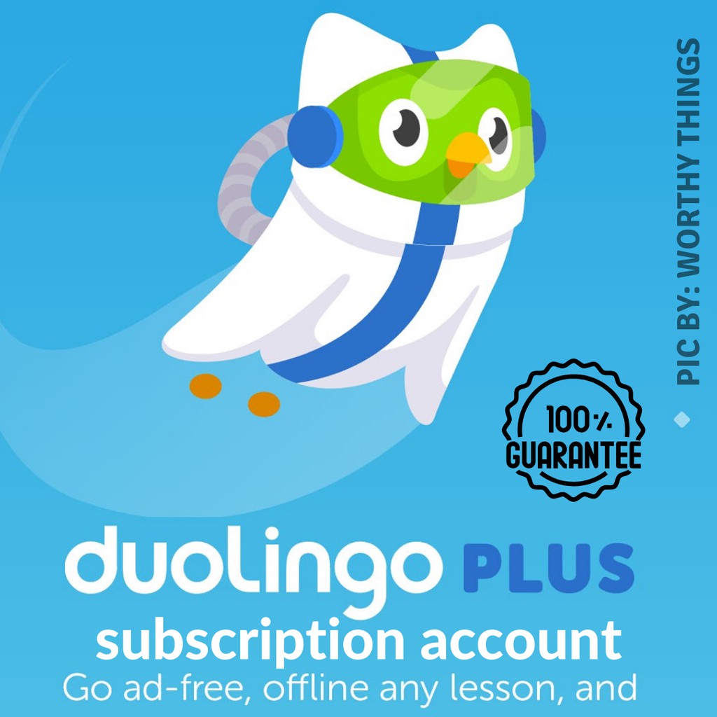 Jual DUOLINGO PLUS ACCOUNT SUBSCRIPTION 3 BULAN GARANSI ANDROID/IOS