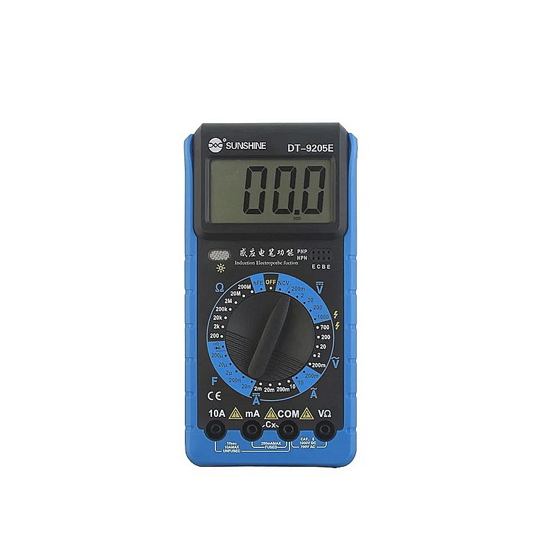 Multitester Digital/Multimeter Digital/Avometer Digital SUNSHINE DT-9205E