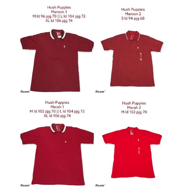 Kaos Kerah HUSH PUPPIES