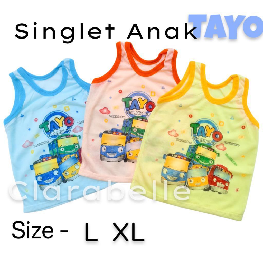 Singlet Anak Laki-Laki Karakter TAYO