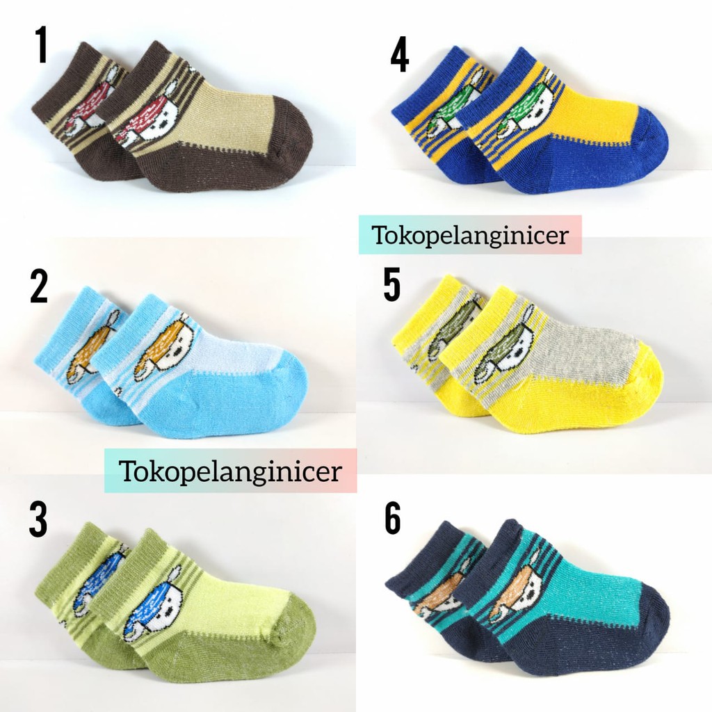 KAOS KAKI BAYI MOTIF Boneka  TOKOPELANGINICER