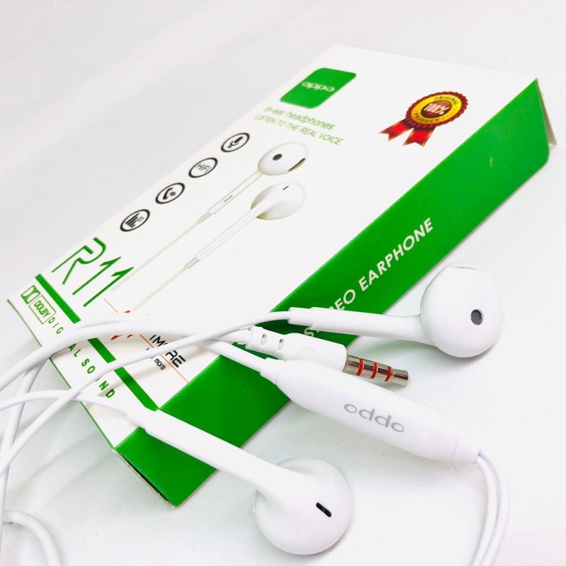 Ready Stok HF Oppo R11 / Handsfree /  Earphone / Headset Oppo R11