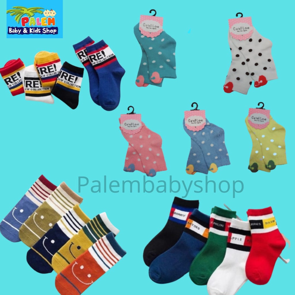 catell love kaos kaki animal 0-12 bulan, per 1pcs