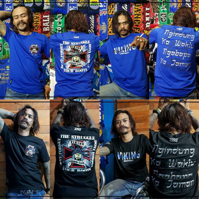 Jaket , baju , cela spezial edition anniversary viking persib club