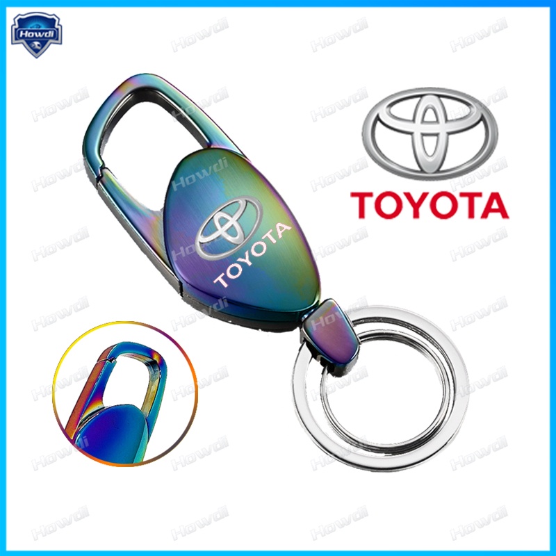 Gantungan Kunci Bahan Stainless steel Dengan logo Untuk Toyota