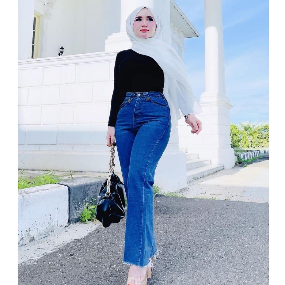 CELANA JEANS WANITA JACOB PREMIUM KULOT