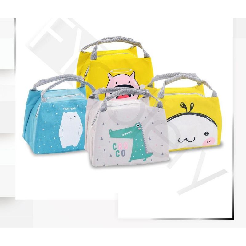 Medan Termurah KD033 Best seller Tas bekal import Bag lunch cooler karakter