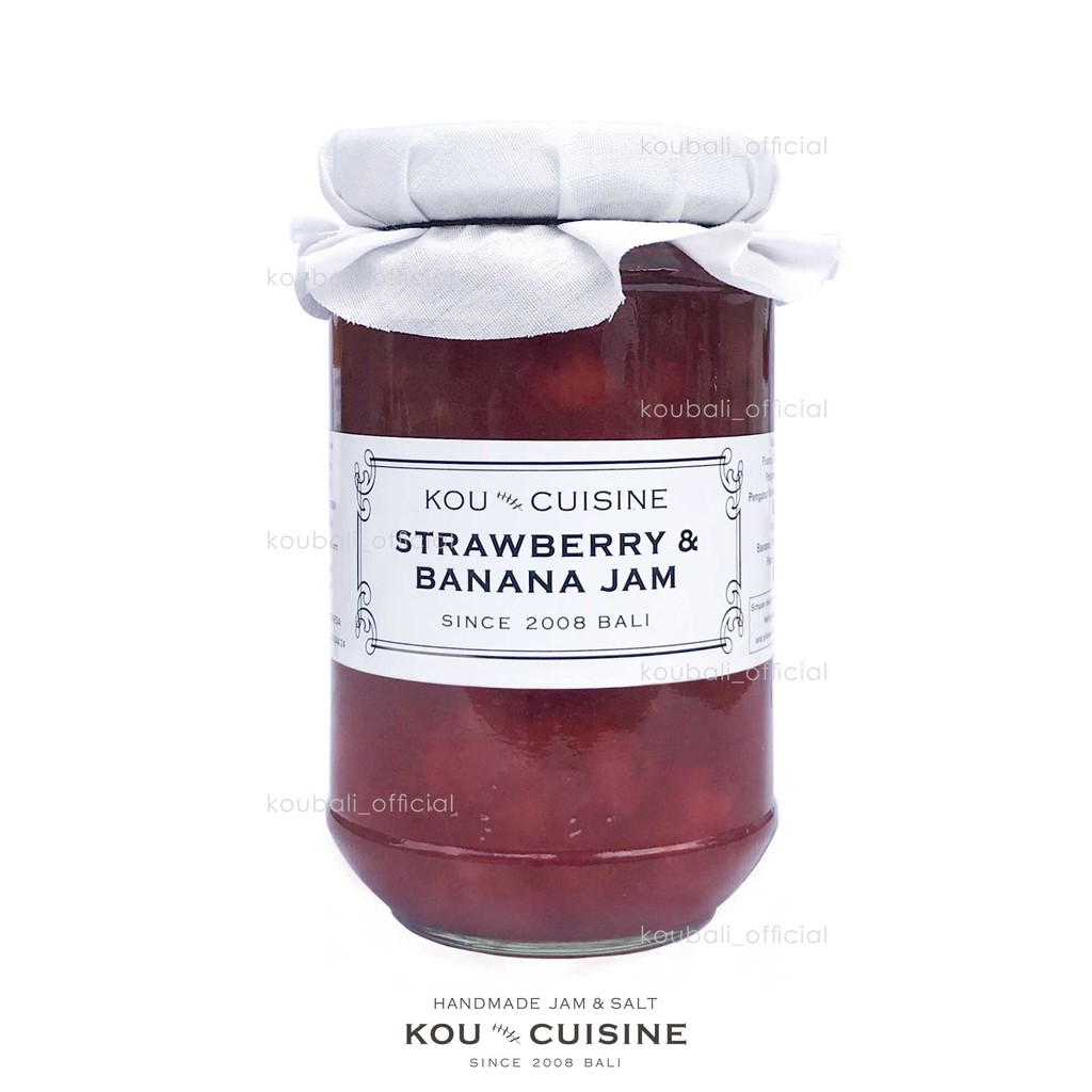 

KOU CUISINE - Strawberry & Banana Jam (330 ml)