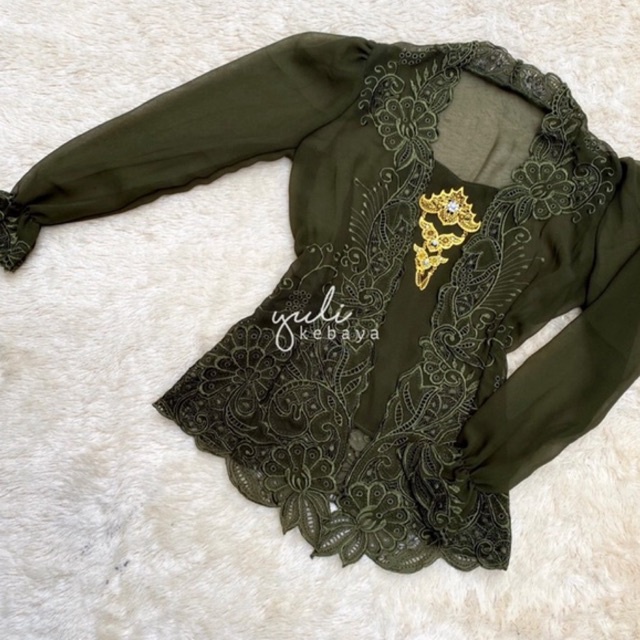 Set Kebaya Bali Jadi Bordir Premium | Kebaya encim murah