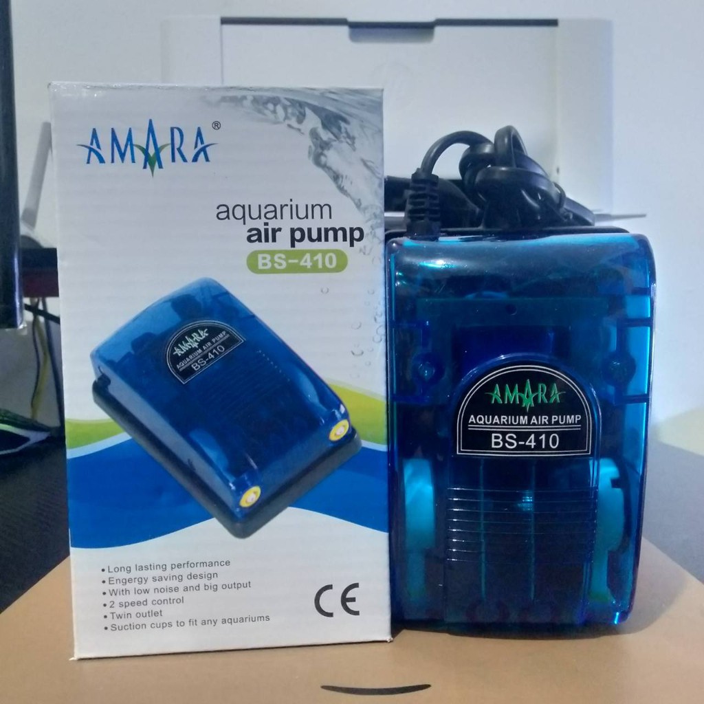 AMARA BS 410 / AMARA BS410 / MESIN AERATOR 2 LUBANG / AIR PUMP / POMPA UDARA