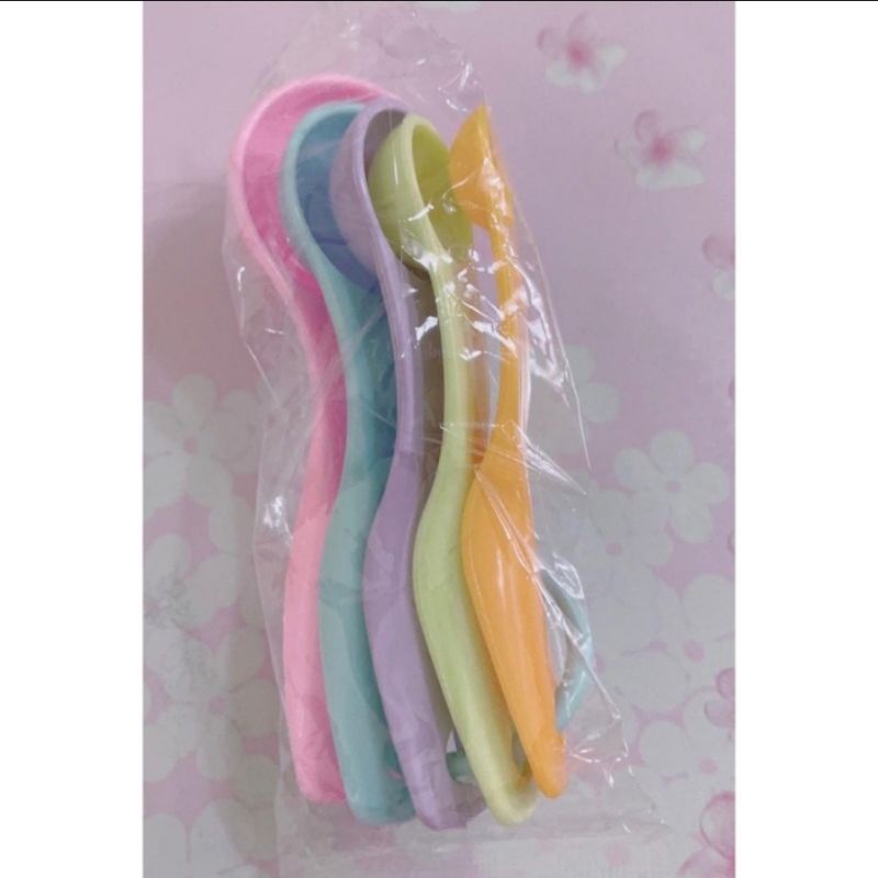 Sendok takar set 5 in 1 warna pastel ukuran kue air bumbu