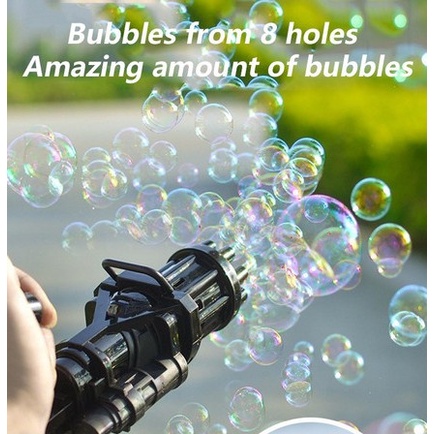 Mainan Mesin Tembakan Bubble Blower Gun Terbaru Berbusa Tiktok Pistol Pembuat Gelembung Balon Viral