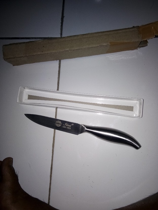 Pisau Dapur Unibody Full Stainless Steel Uni1003 Ideal