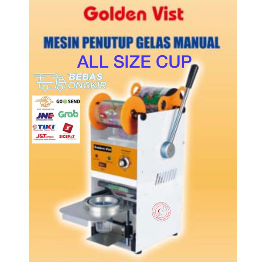 Original Mesin Cup Sealer Semua Ukuran Cup