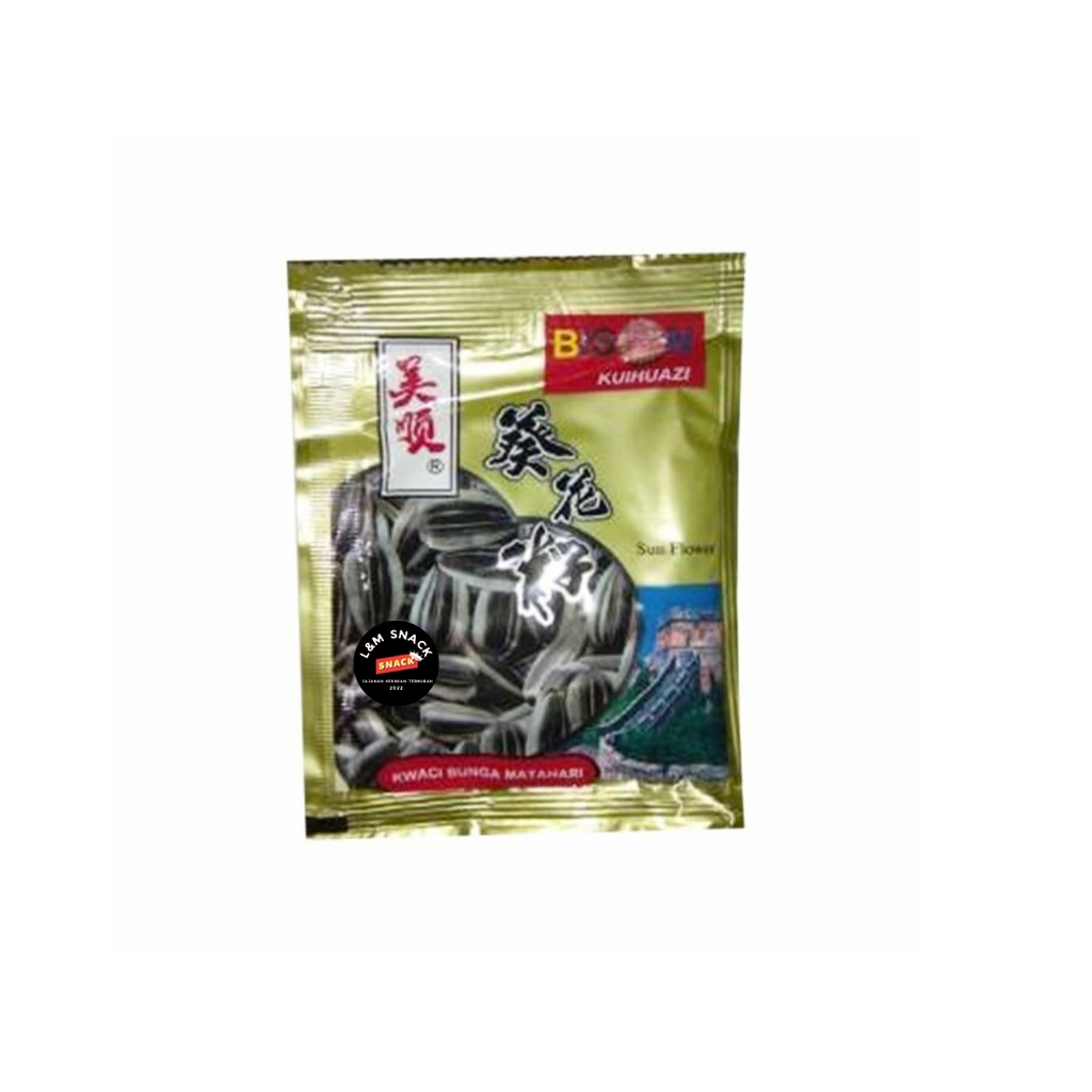 Kwaci/Kuaci Bison Biji Bunga Matahari 1 Pack Isi 20 pcs