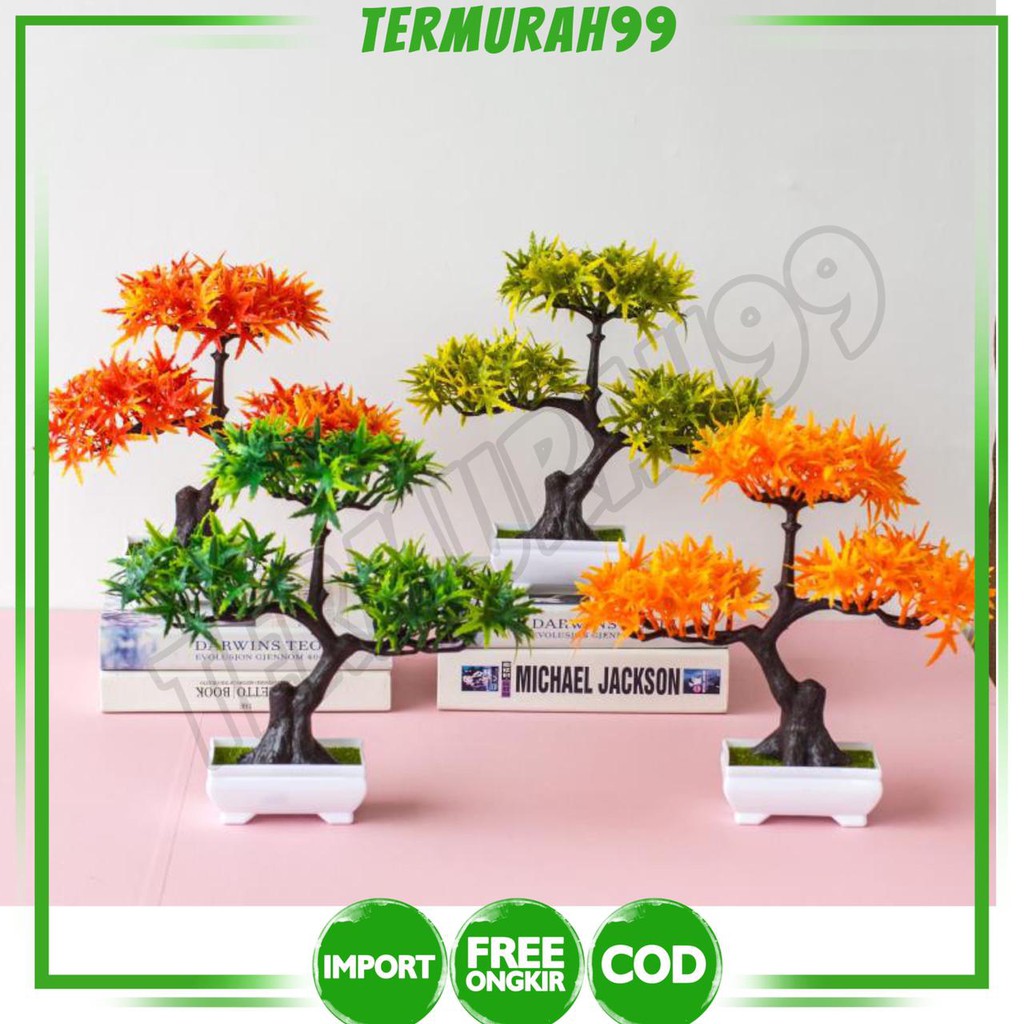 COD/ TM99 POT TANAMAN HIAS DEKORASI RUMAH BUNGA PLASTIK IMPORT P2090
