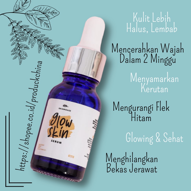 BPOM Serum wajah Glowing 15ml Glow Series skinhouseid Anti Acne