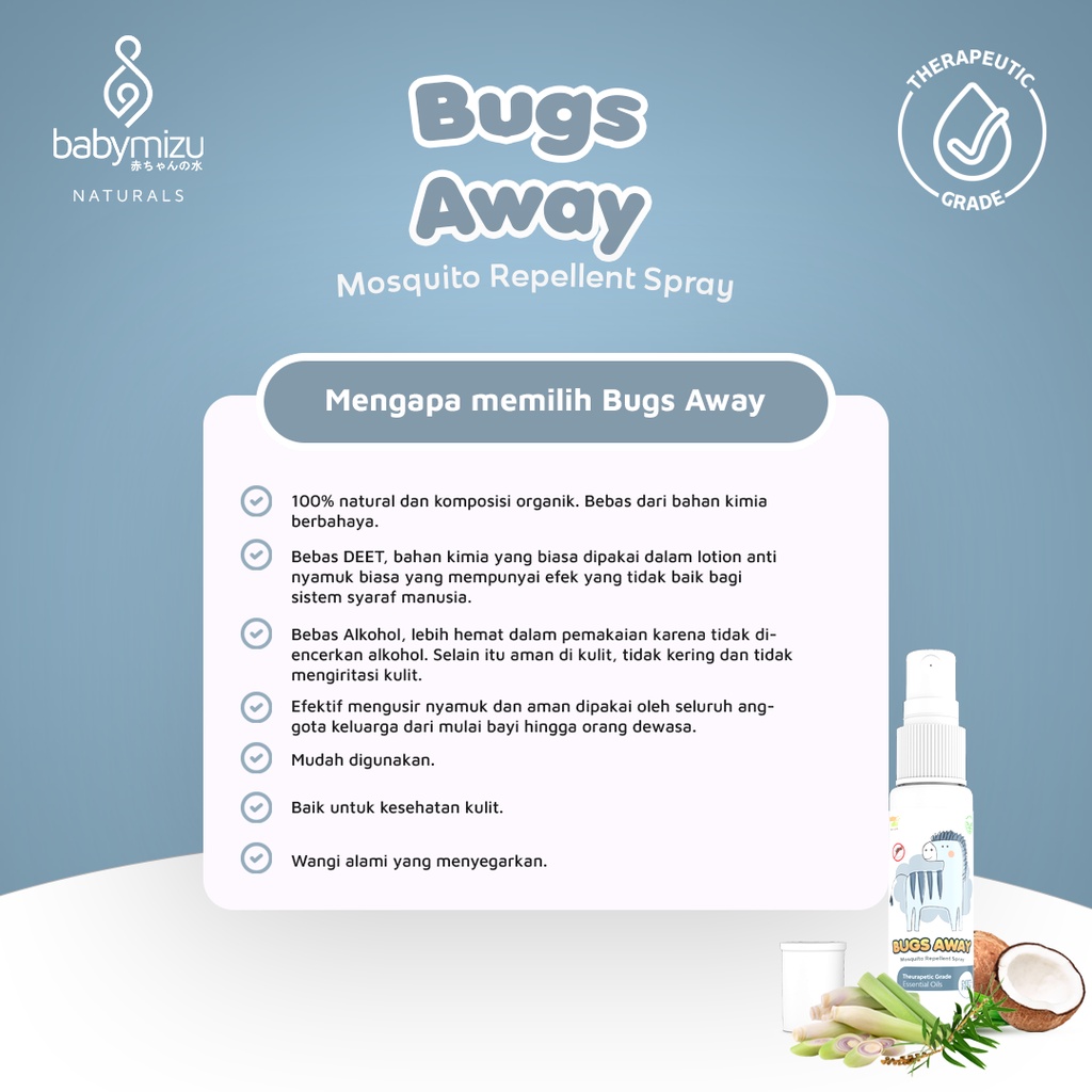 BABYMIZU Bugs Away Package - Bugs Away + After Bite (Anti Mosquito After Bite Bugs Bite Itch Relief)