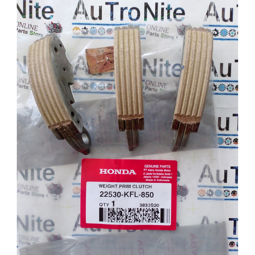 Kampas Kopling Ganda WEIGHT Primary CLUTCH  22530-KFL-850 Ori Honda Astrea Legenda Supra Fit X old 2
