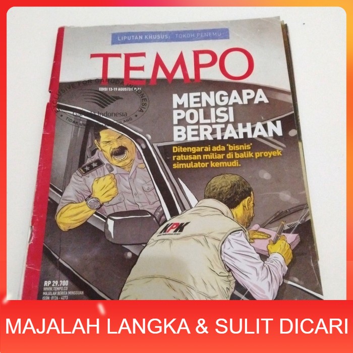 Majalah TEMPO No.24 Agu 2012 MENGAPA POLISI BERTAHAN Langka