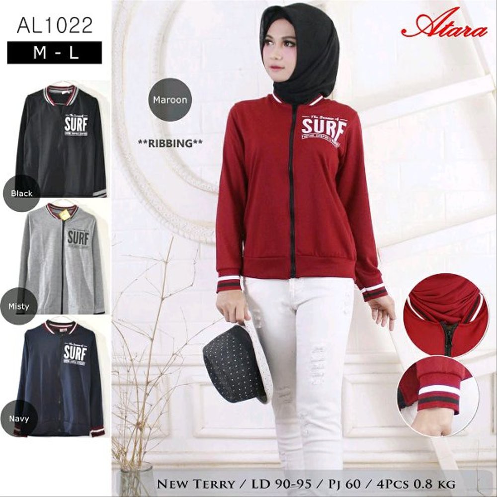 jaket kaos newterry jaket wanita terlaris