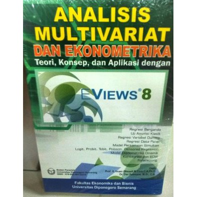 analisis multivariat dan ekonometrika teori konsep dan aplikasi dengan eviews 8 by imam ghozali