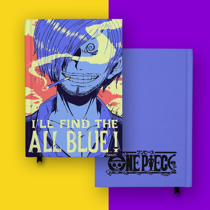 

Notebook Sanji All Blue One Piece Anime Cosplay Buku Tulis Hardcover Agenda Jurnal Diary Custom