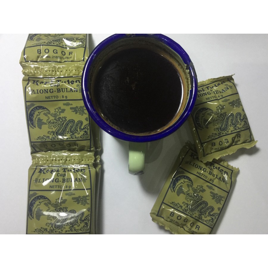 Jual Kopi Liong Bulan 8gr Kopi bubuk tanpa gula Kopi Legend Bogor 1
