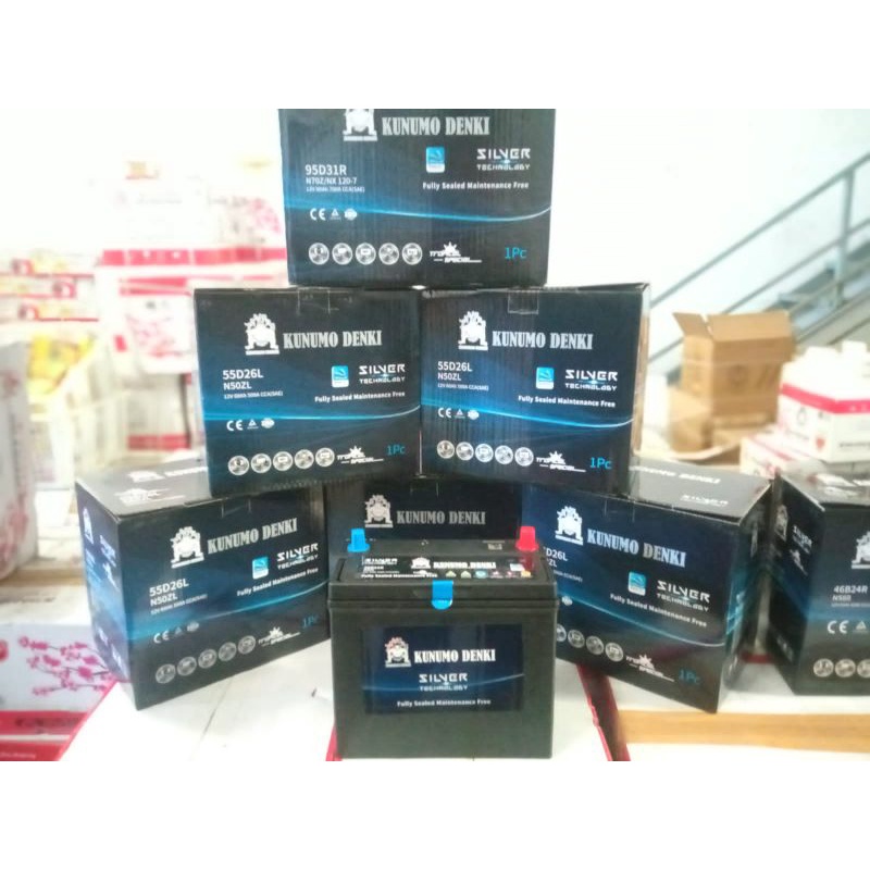AKI BATERAI KERING KUNUMO DENKI NS60L/46B24L GRAND LIVINA GRS 1THN