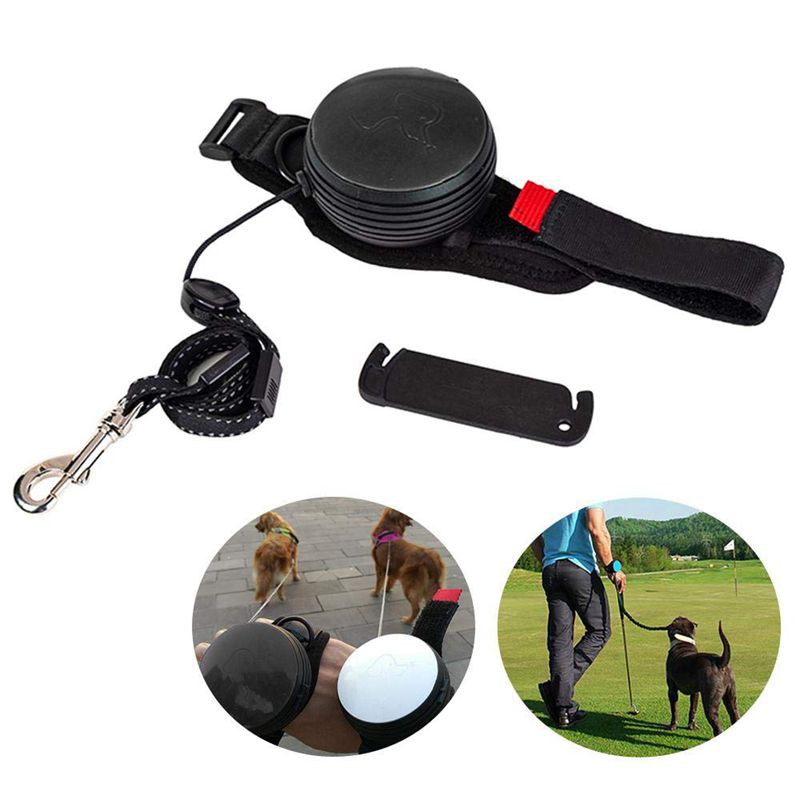 Tali Tuntun Tarik Pergelangan Adjustable Untuk Anjing Peliharaan